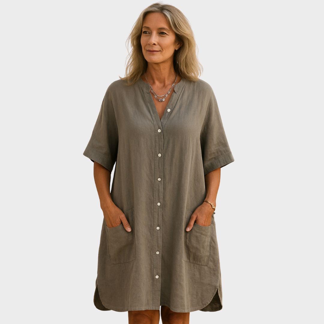 Alva | Ibiza-Inspired Shirt Dress