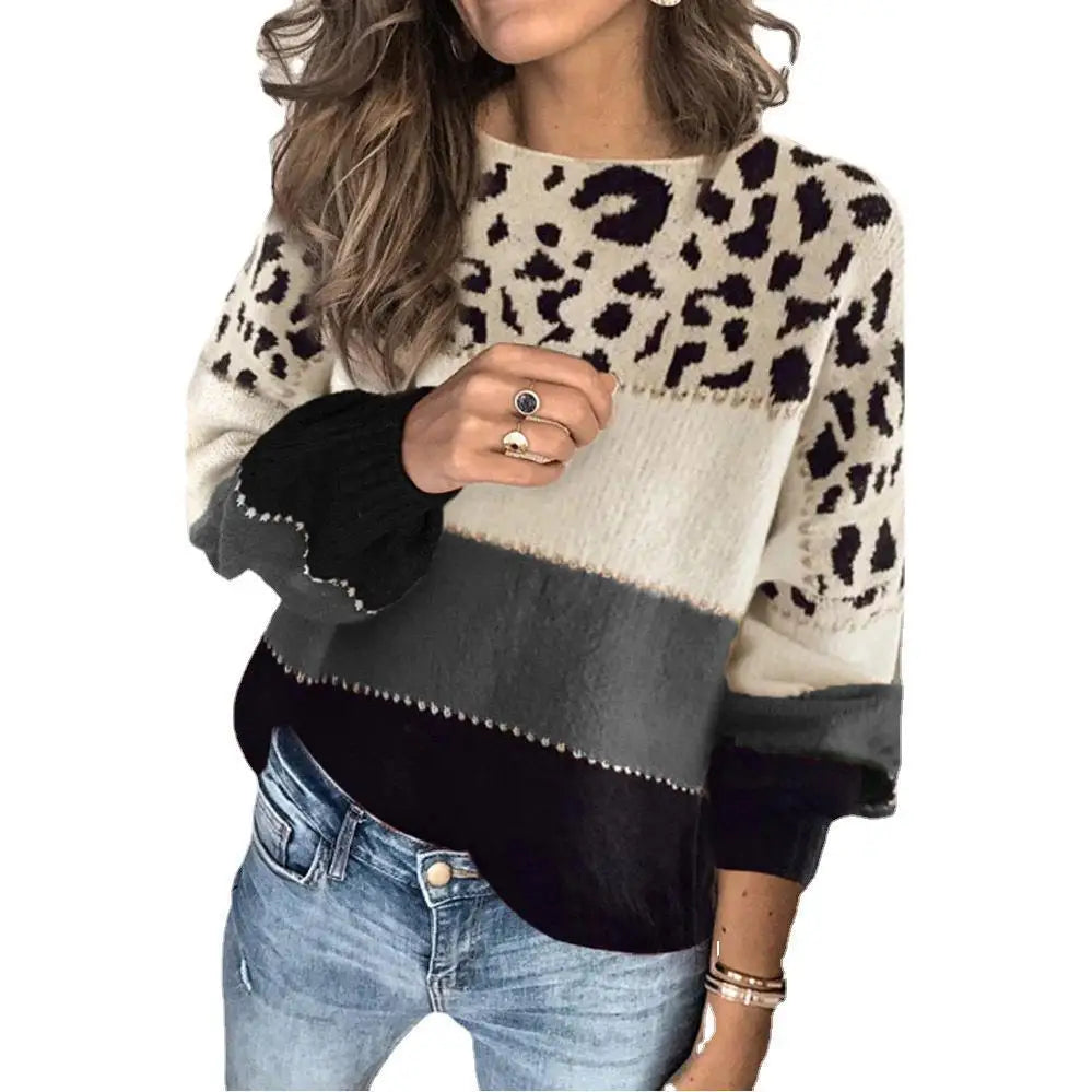 Leona | Leopard Knit Sweater