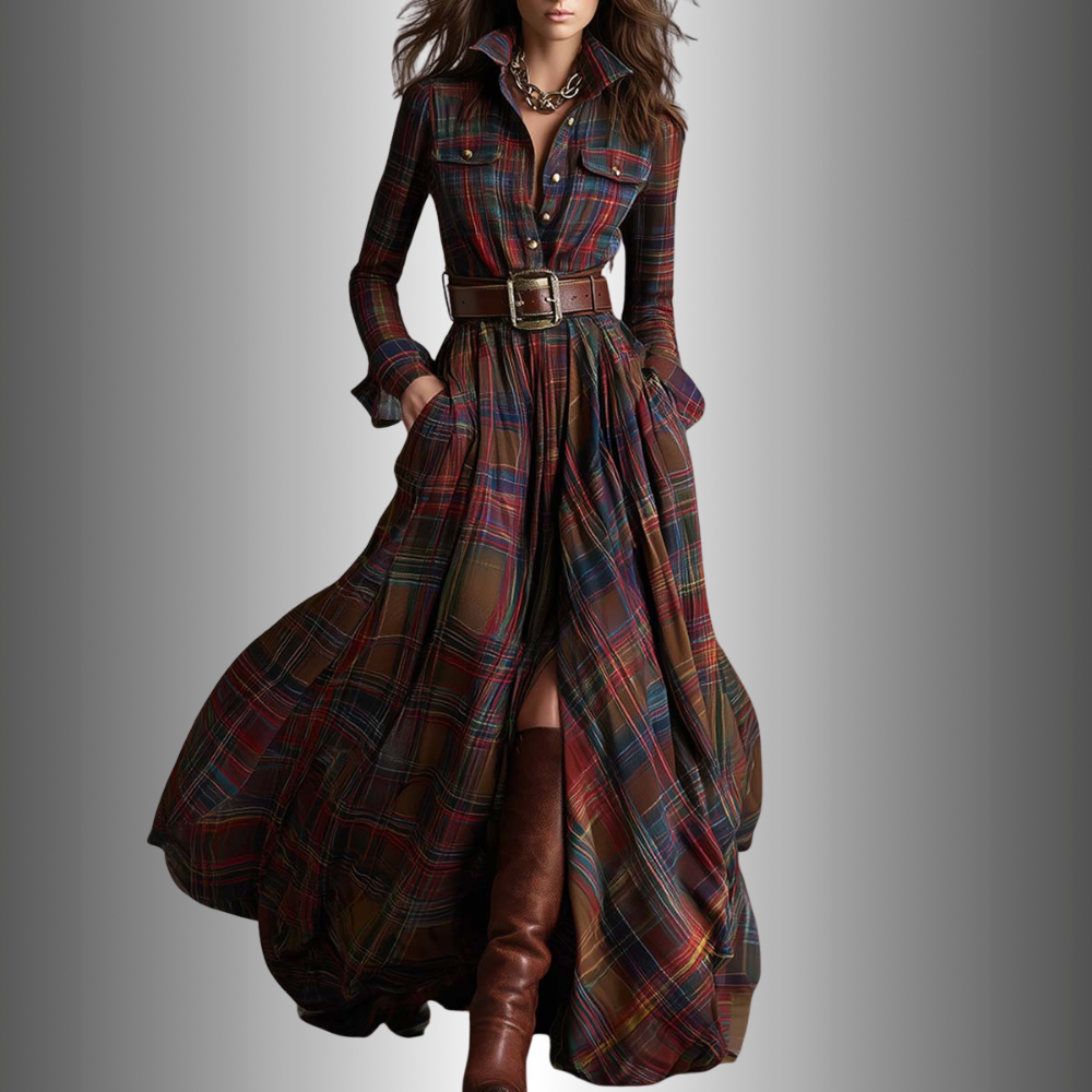 Evelyn | Classic Elegant Shirt Dress