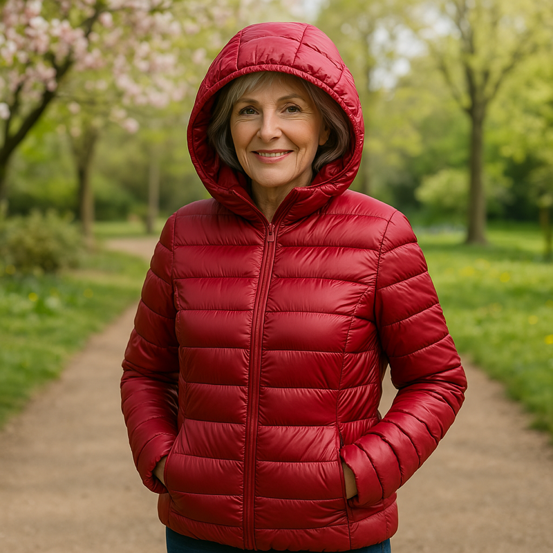 Jennevie - Warm Quilted Hooded Jacket