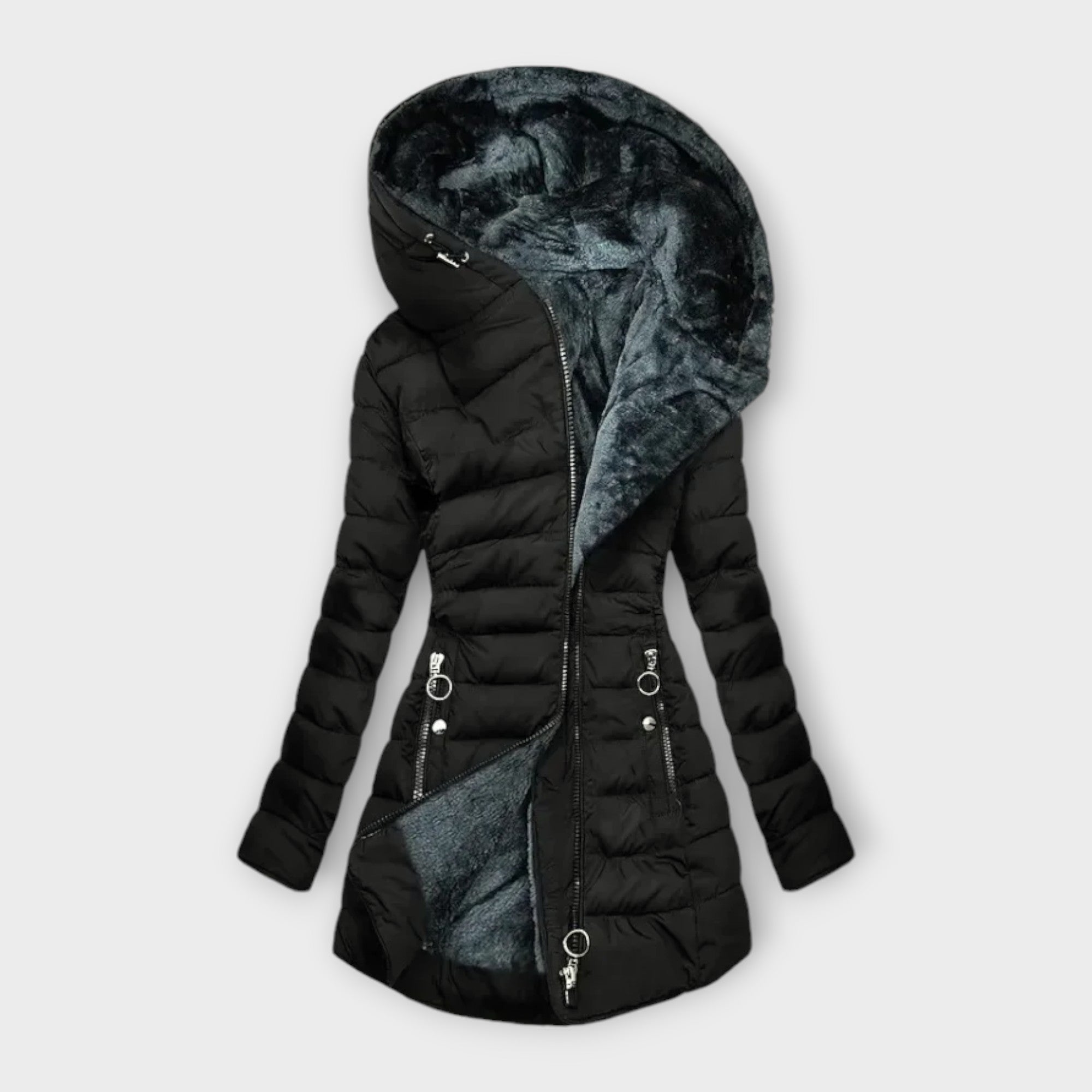 LuxeFur | Elegant Winter Comfort Coat