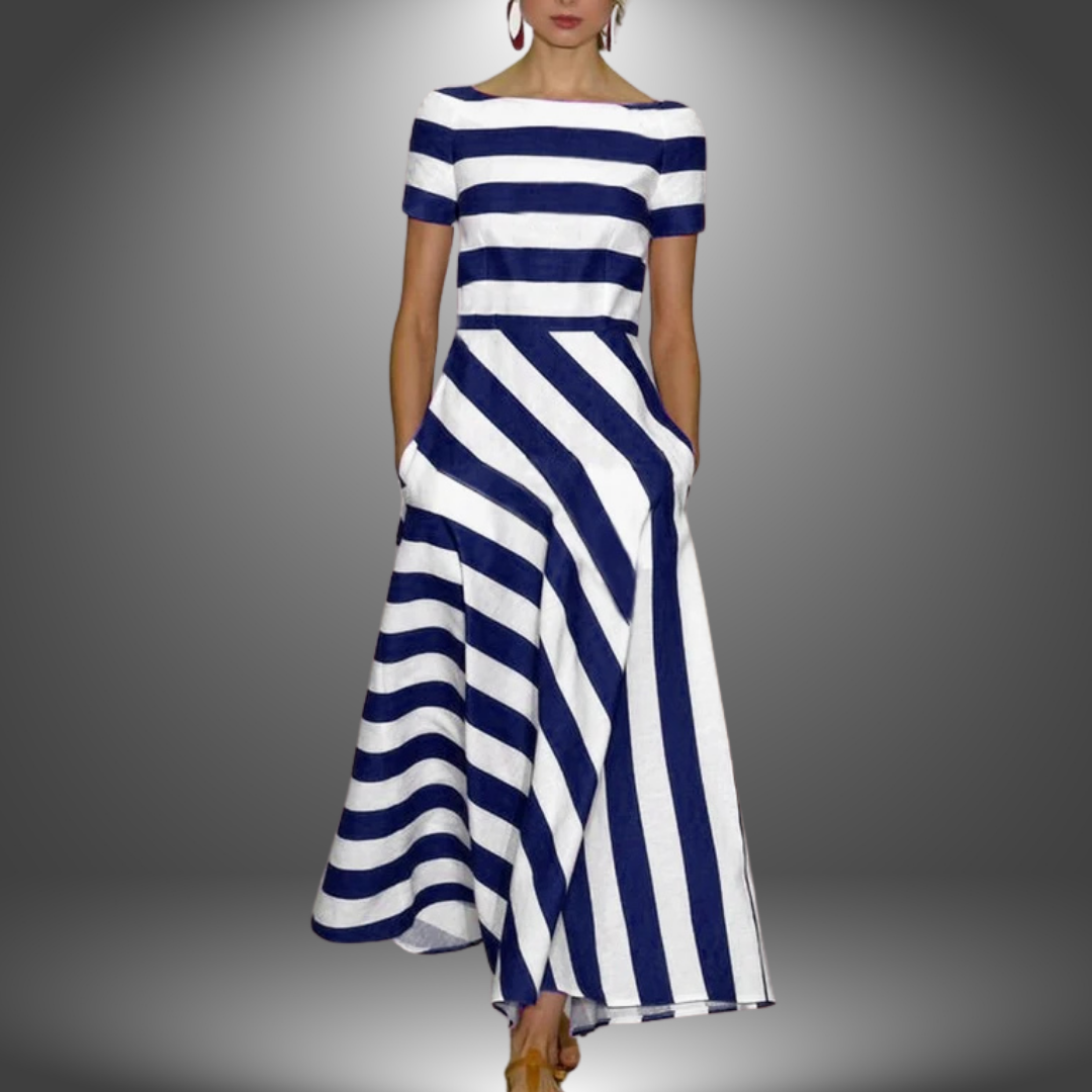 Aria | Light & Fluid Stripe Dress