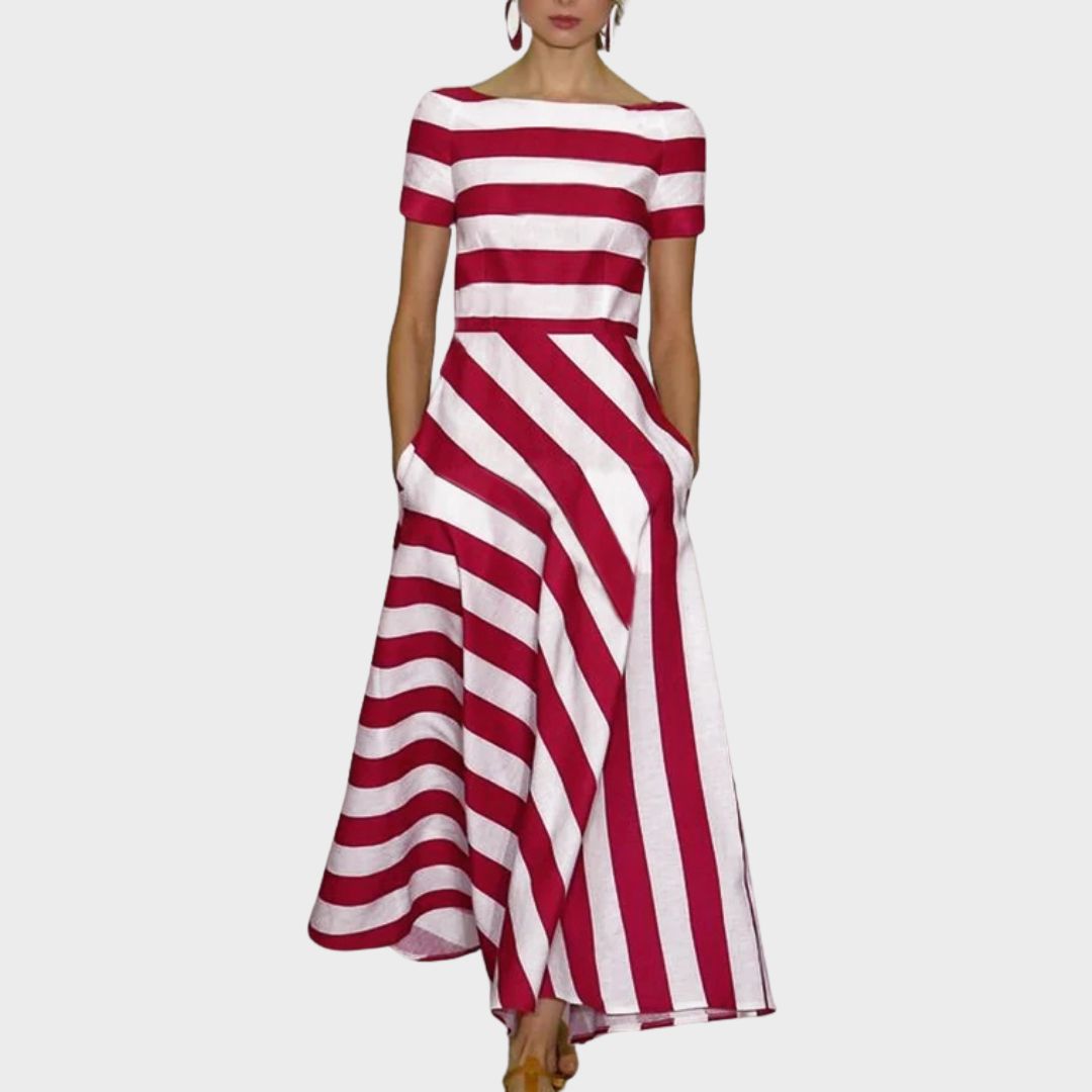 Aria | Light & Fluid Stripe Dress