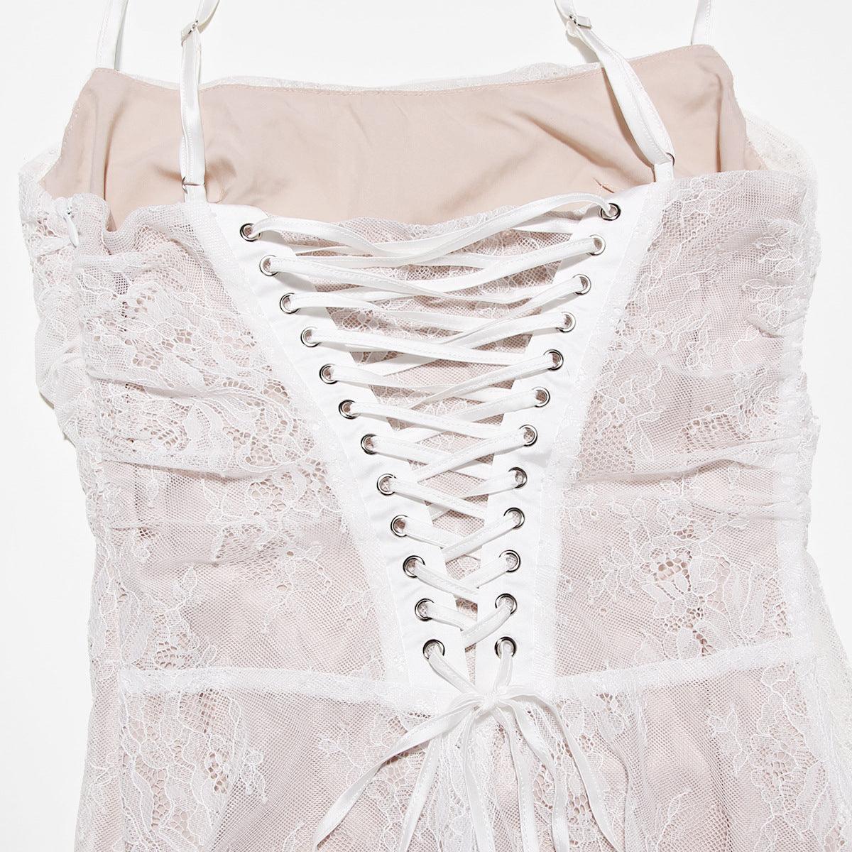 Celeste | Long Lace Dress