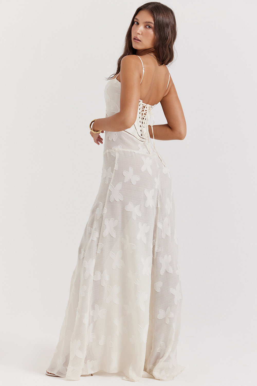 Lucia | Long Dress Dirty White