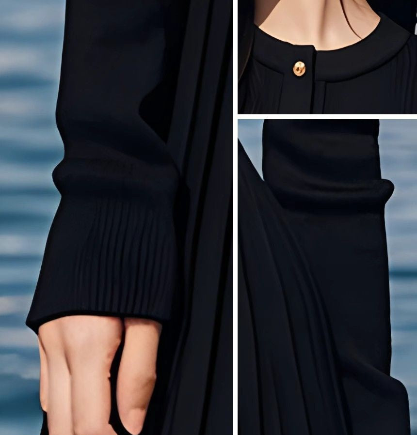 Amélie | Pleated Knit Mini Dress