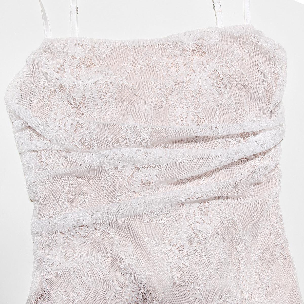 Celeste | Long Lace Dress