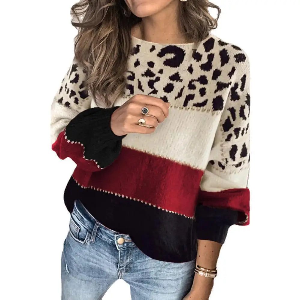 Leona | Leopard Knit Sweater