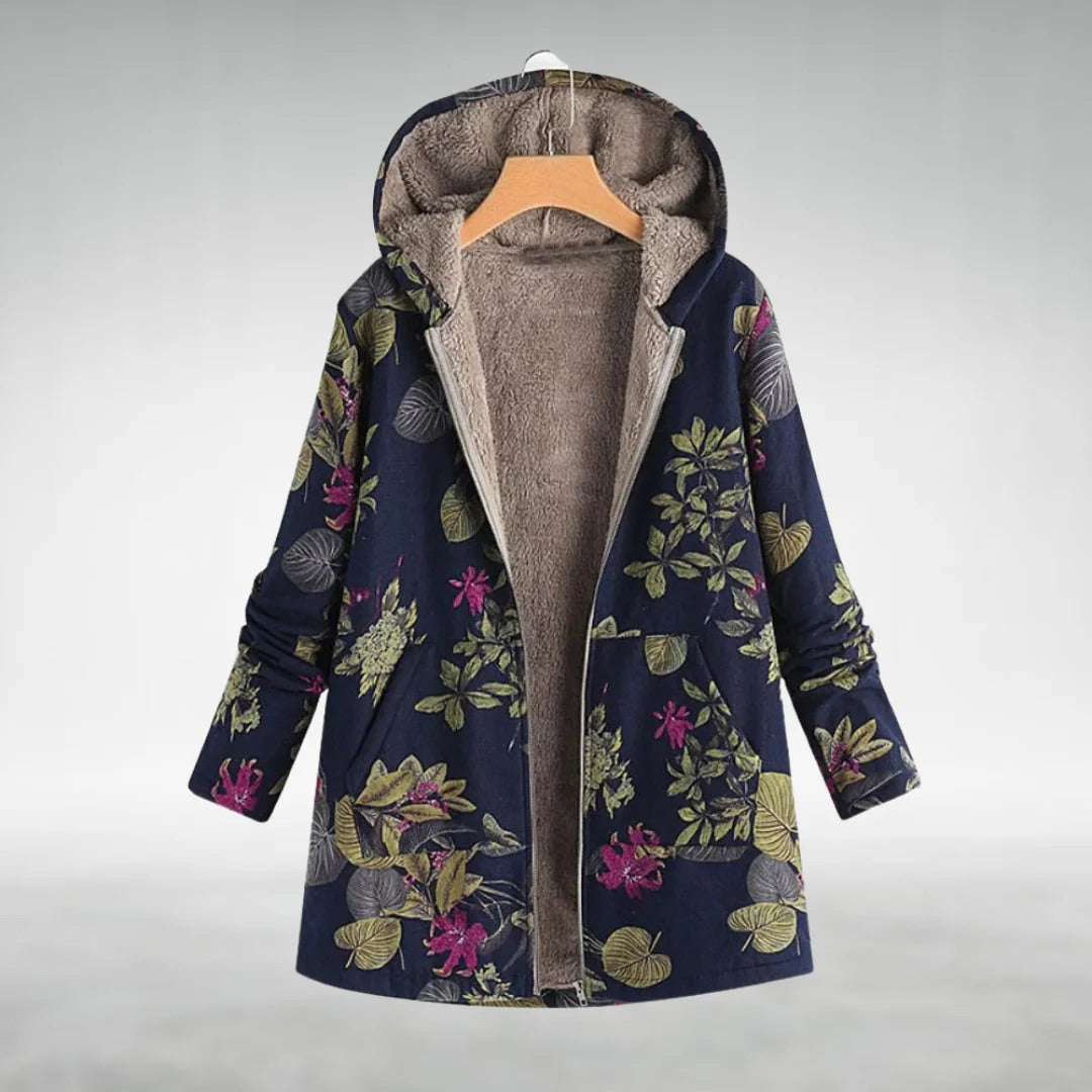 Fleural | Floral Style Fleece Jacket