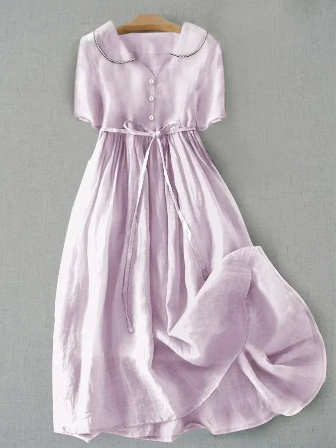 ROSAH | Elegant Dress Made of Cotton and Linen