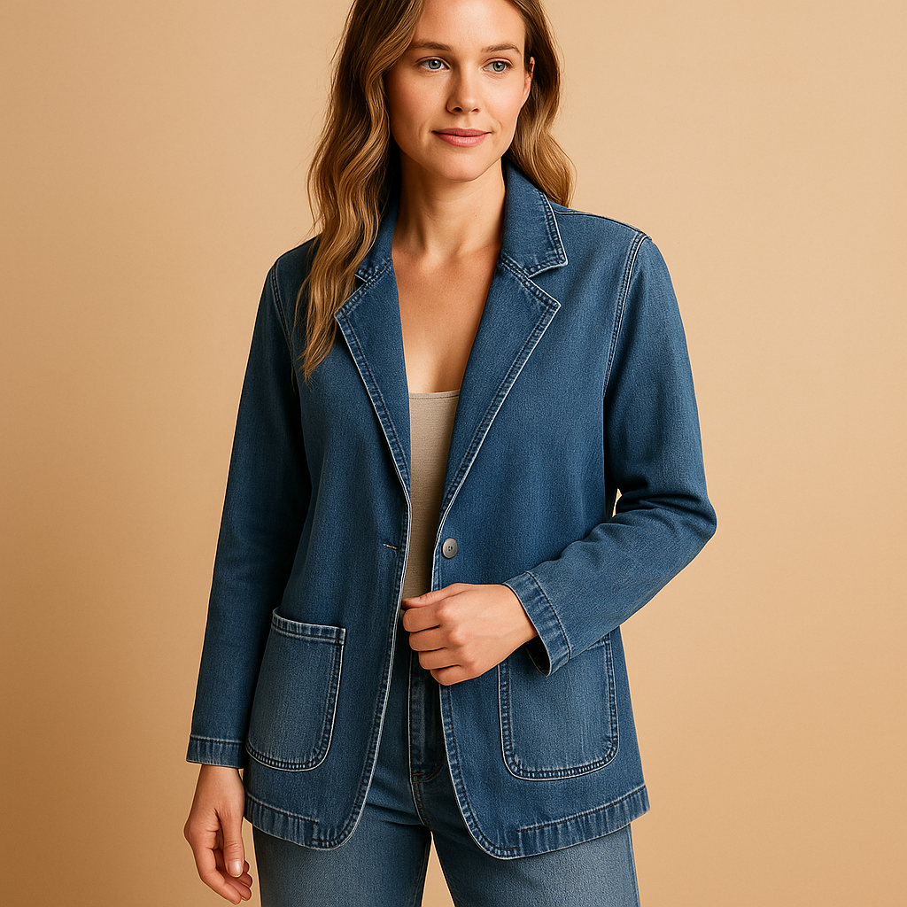 Rive | Women's Fitted Denim Blazer