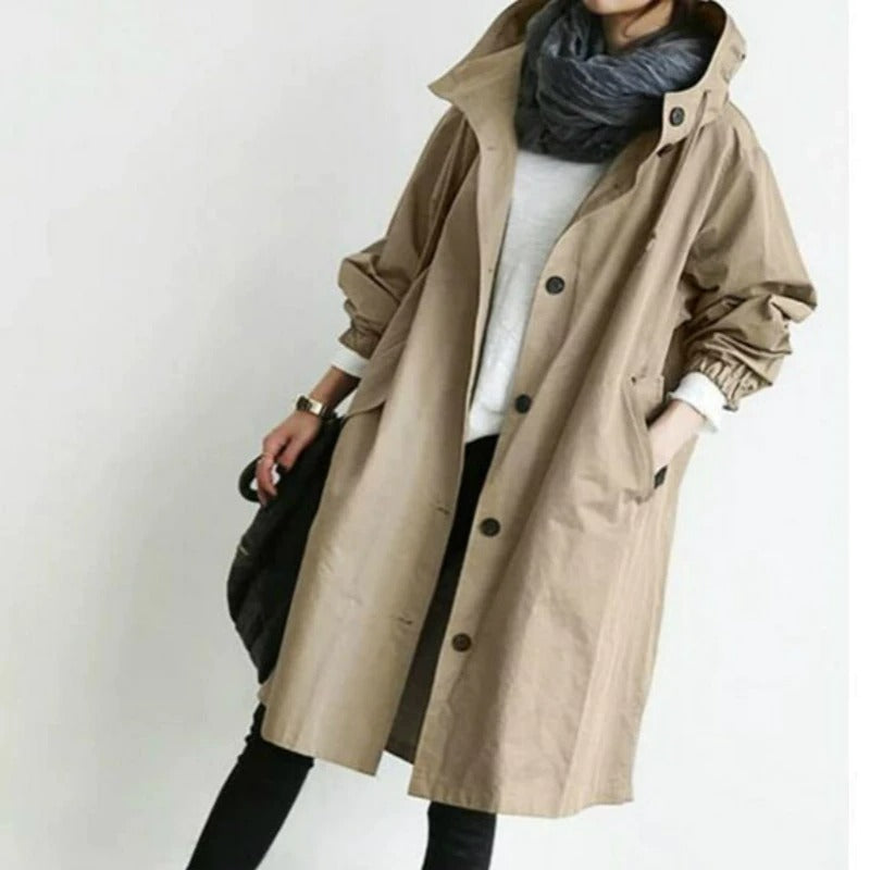 Delara - Elegant and water-repellent trench coat