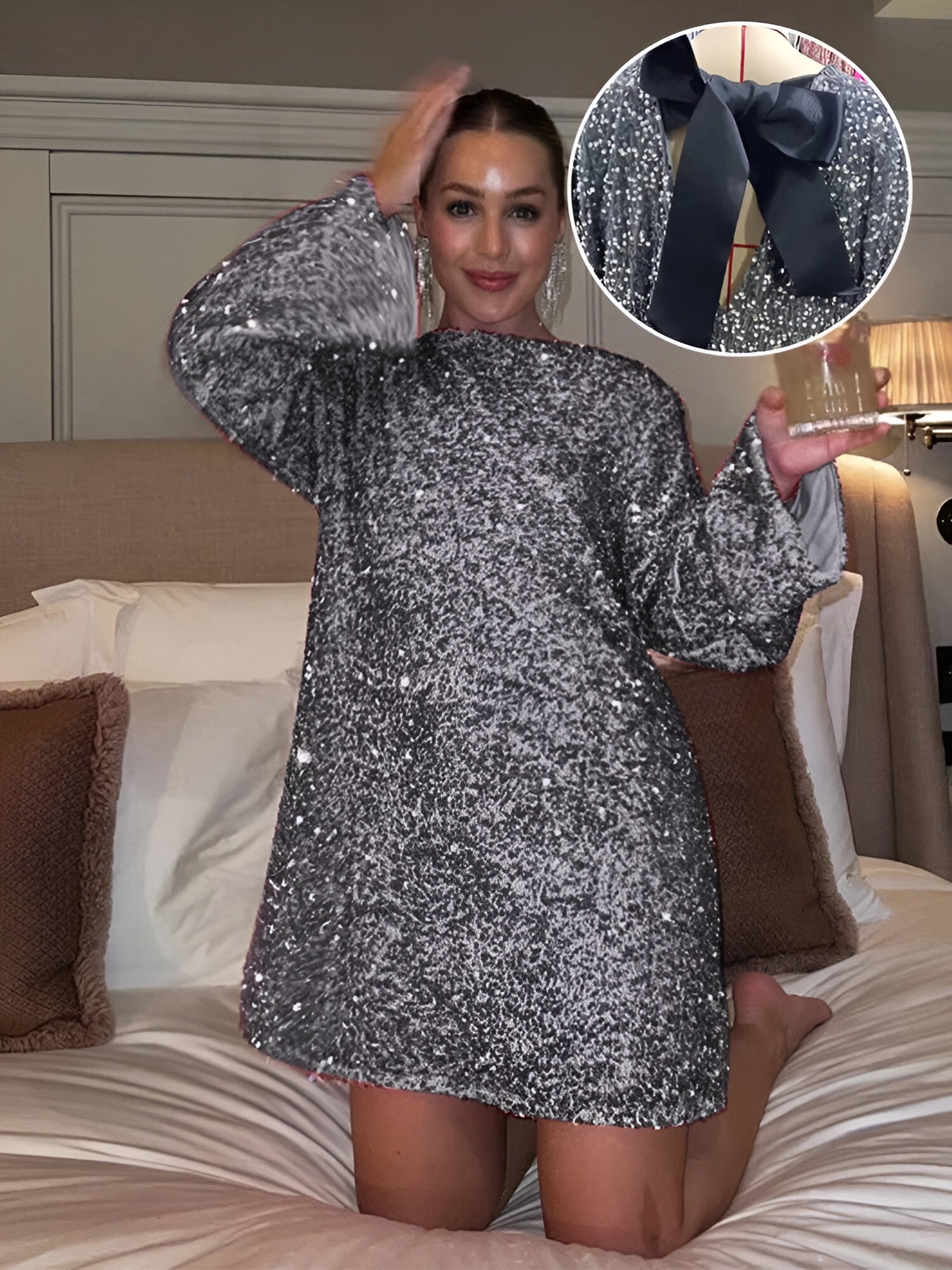 Lindsey | Textured White Mini Dress